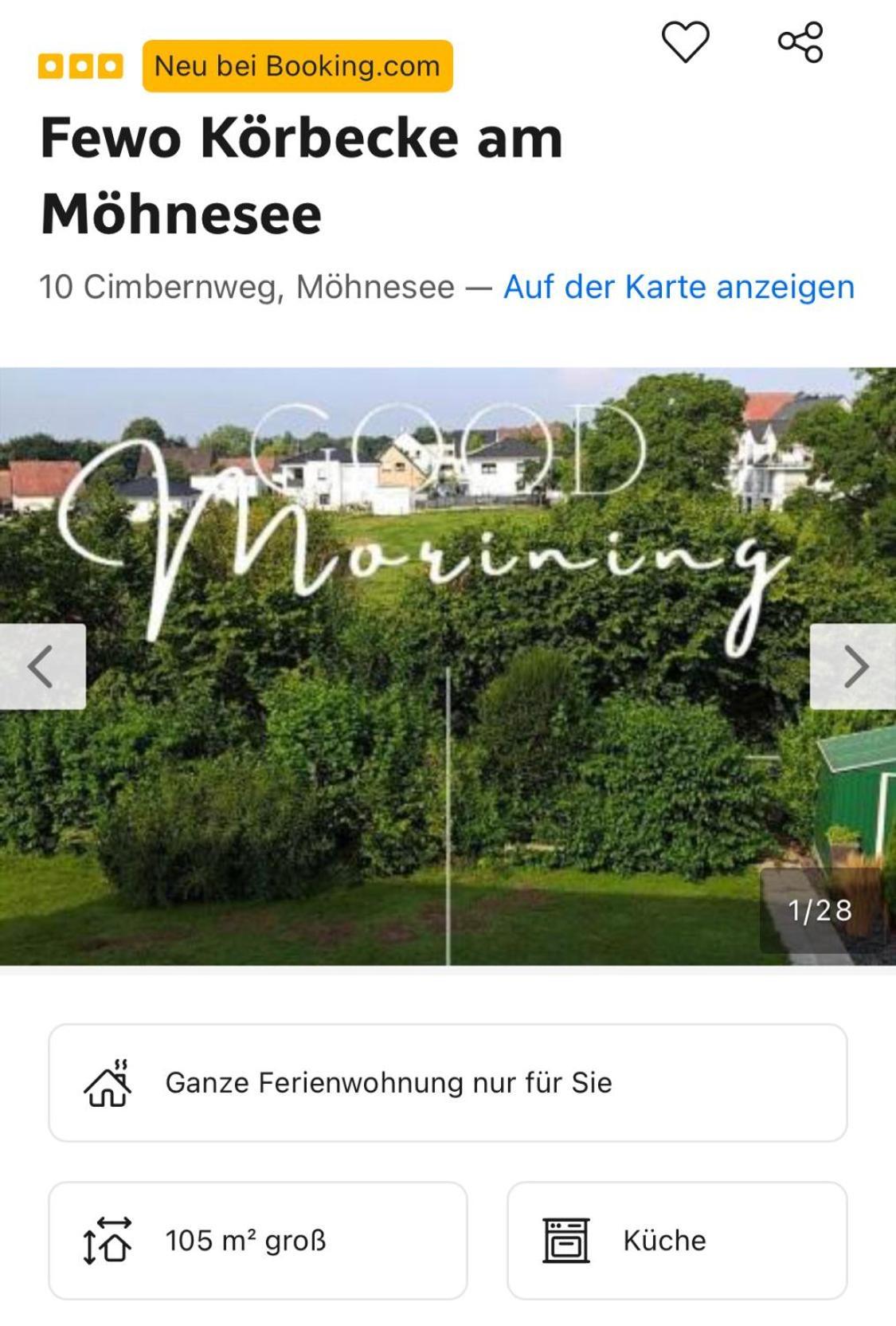 Ferienwohnung Koerbecke Am Möhnesee Buitenkant foto